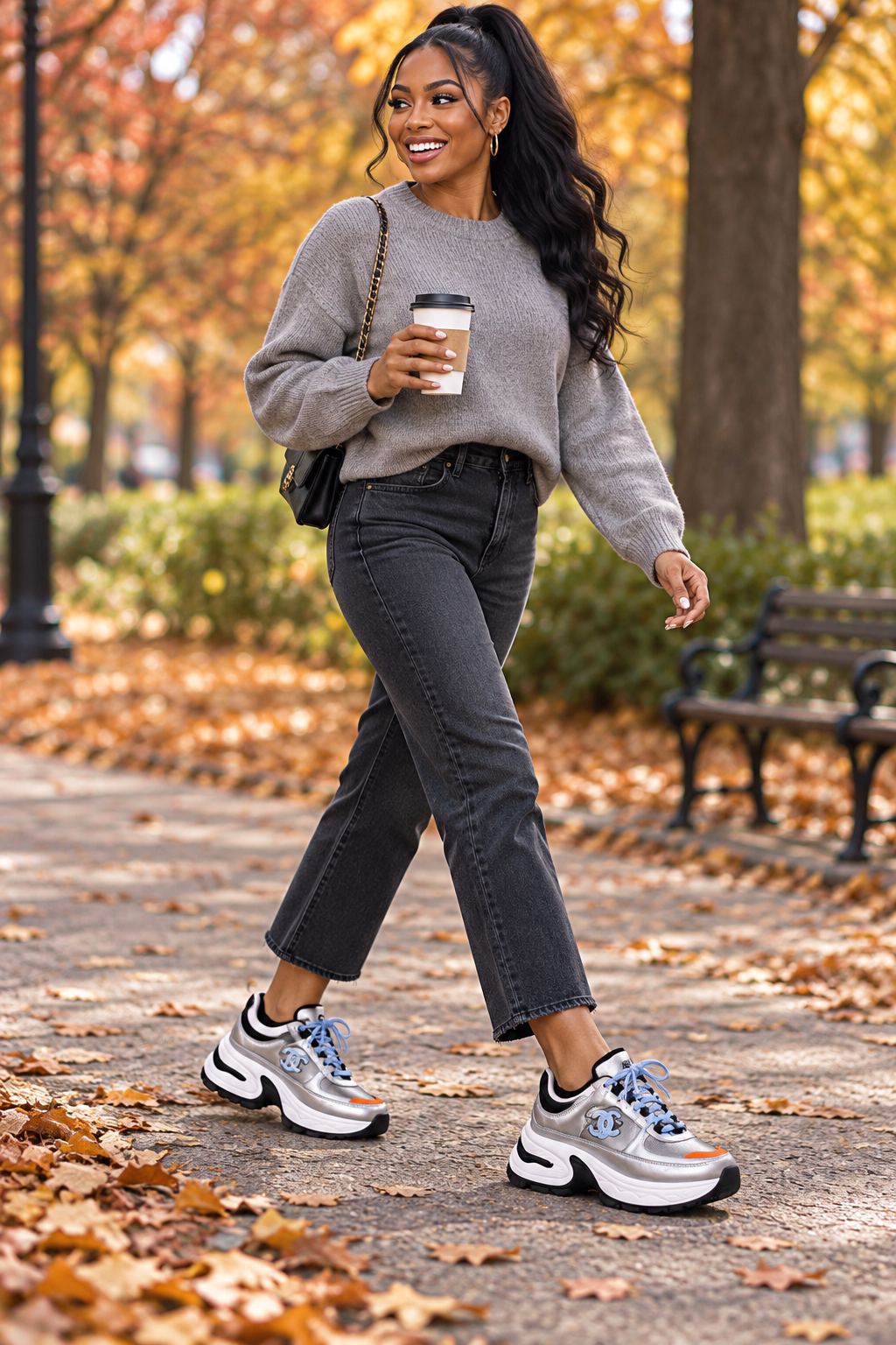 The Elevated Stride Platform Sneakers