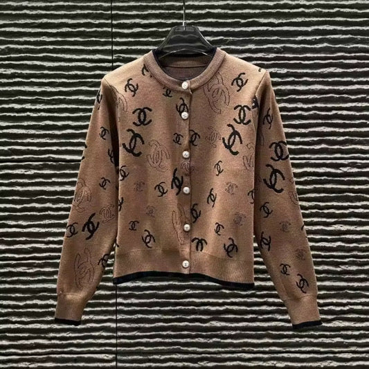 Round Neck Cardigan