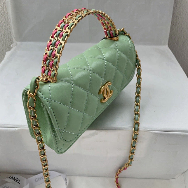 Chain handle bag