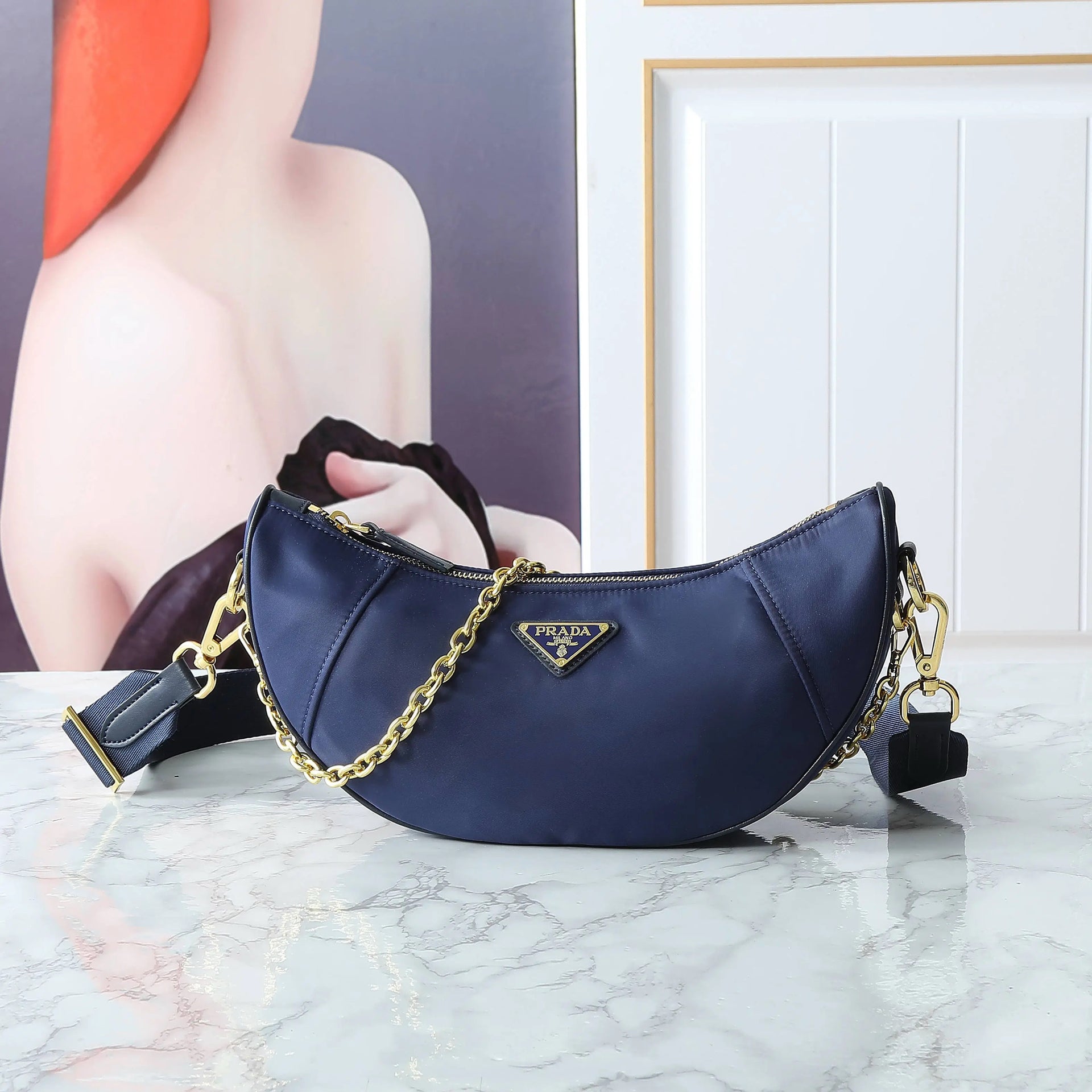 Nylon Hobo bag