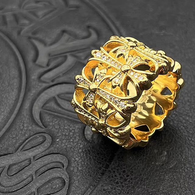 Gold Ring bedazzled