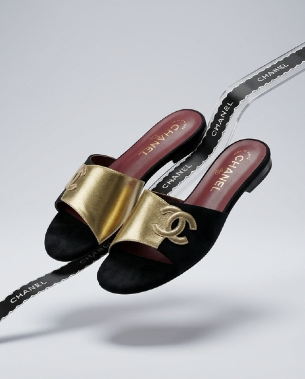 Upscale leather flats