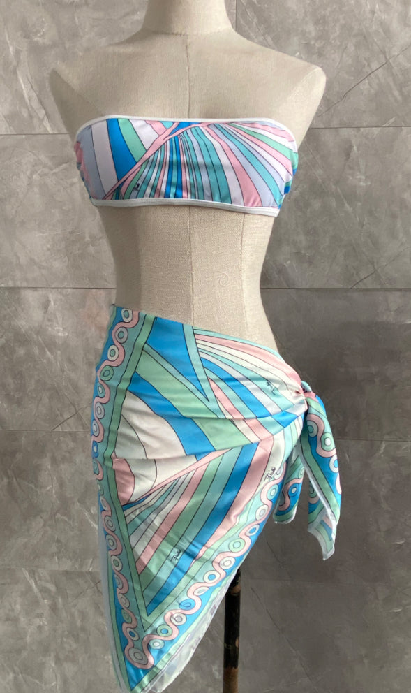 Two Piece bandeau swim