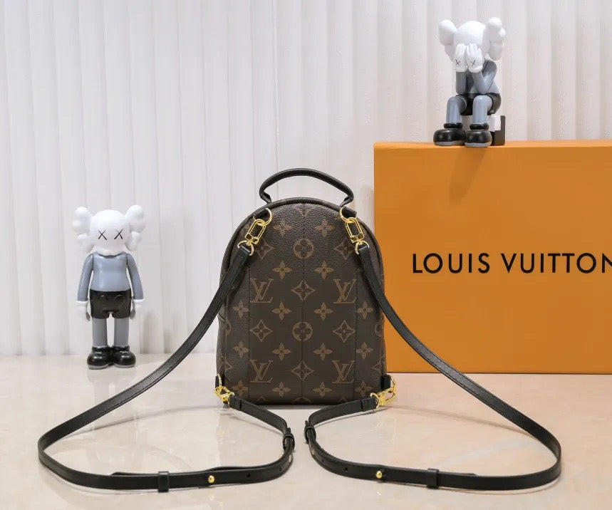 Mini leather backpack