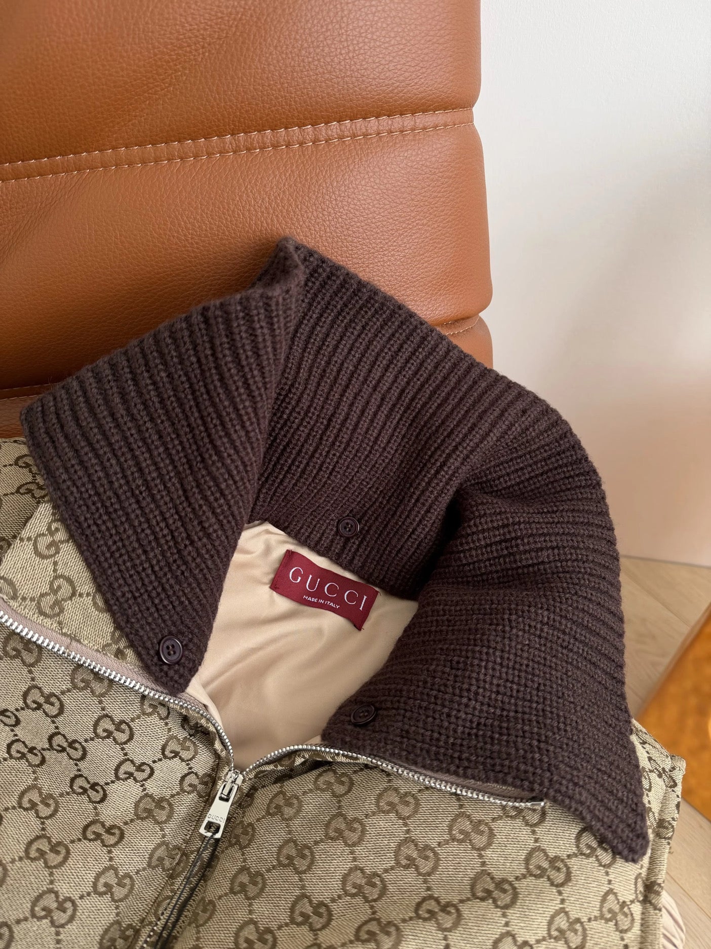 Oversized Brown Vest