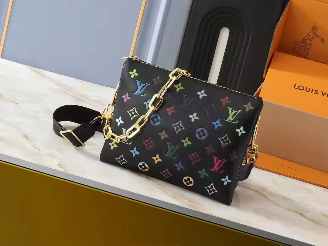 Black Purse with color