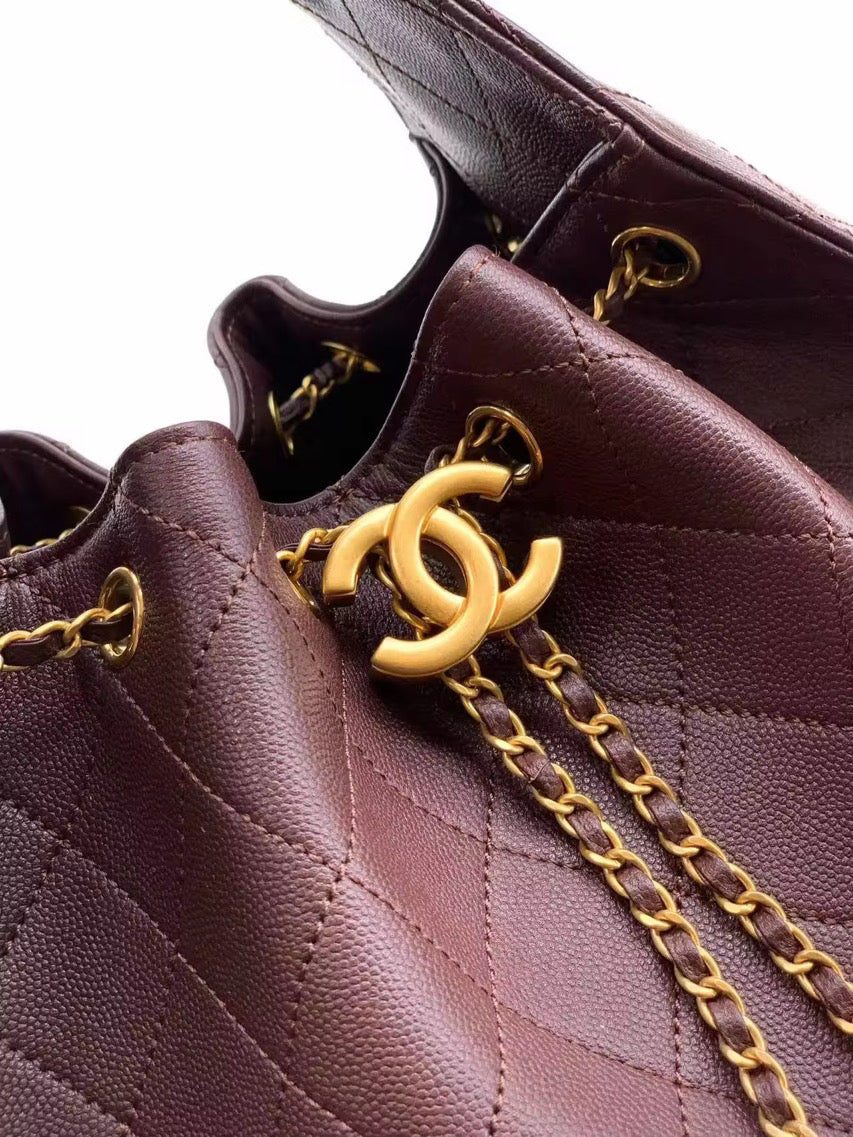 Burgundy purse
