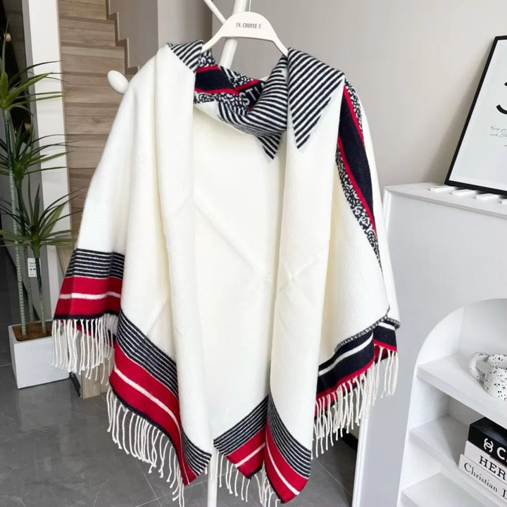 White Shawl with Star