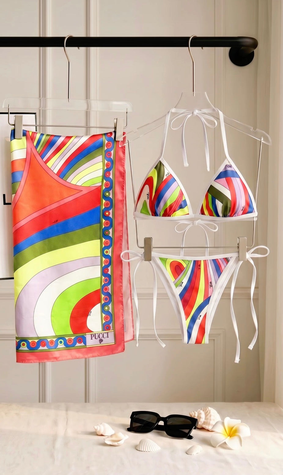 Bikini and Silk cover up