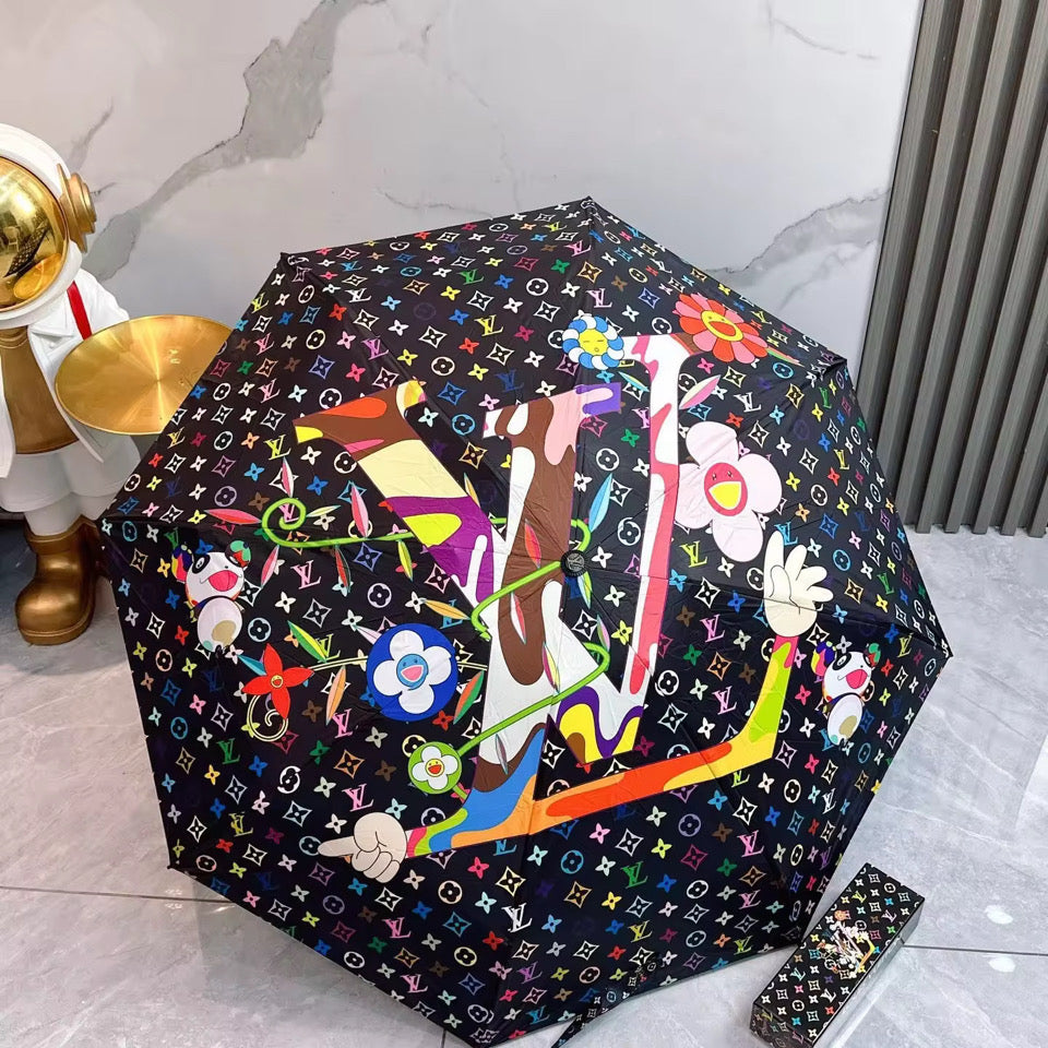 Multi color umbrella