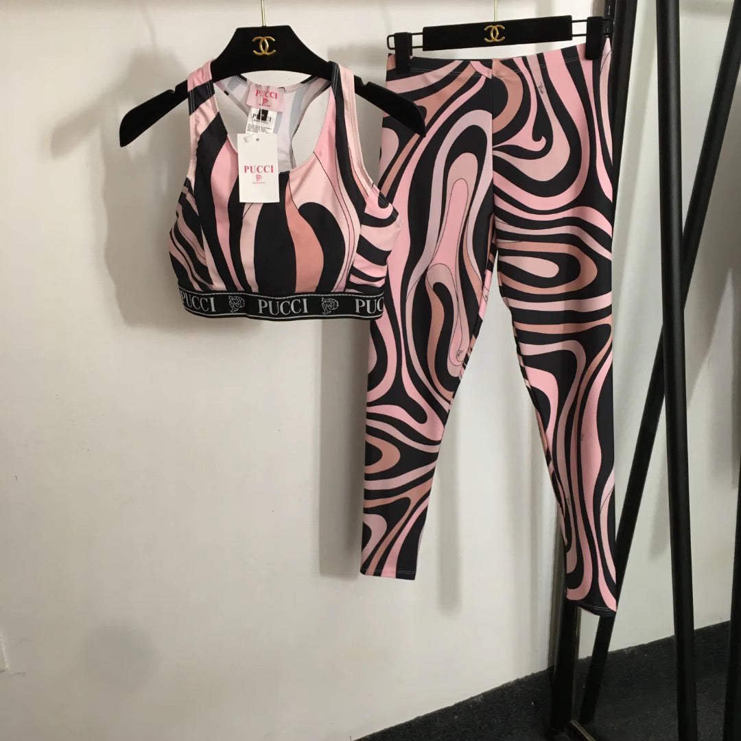 Two Piece baby pink Set