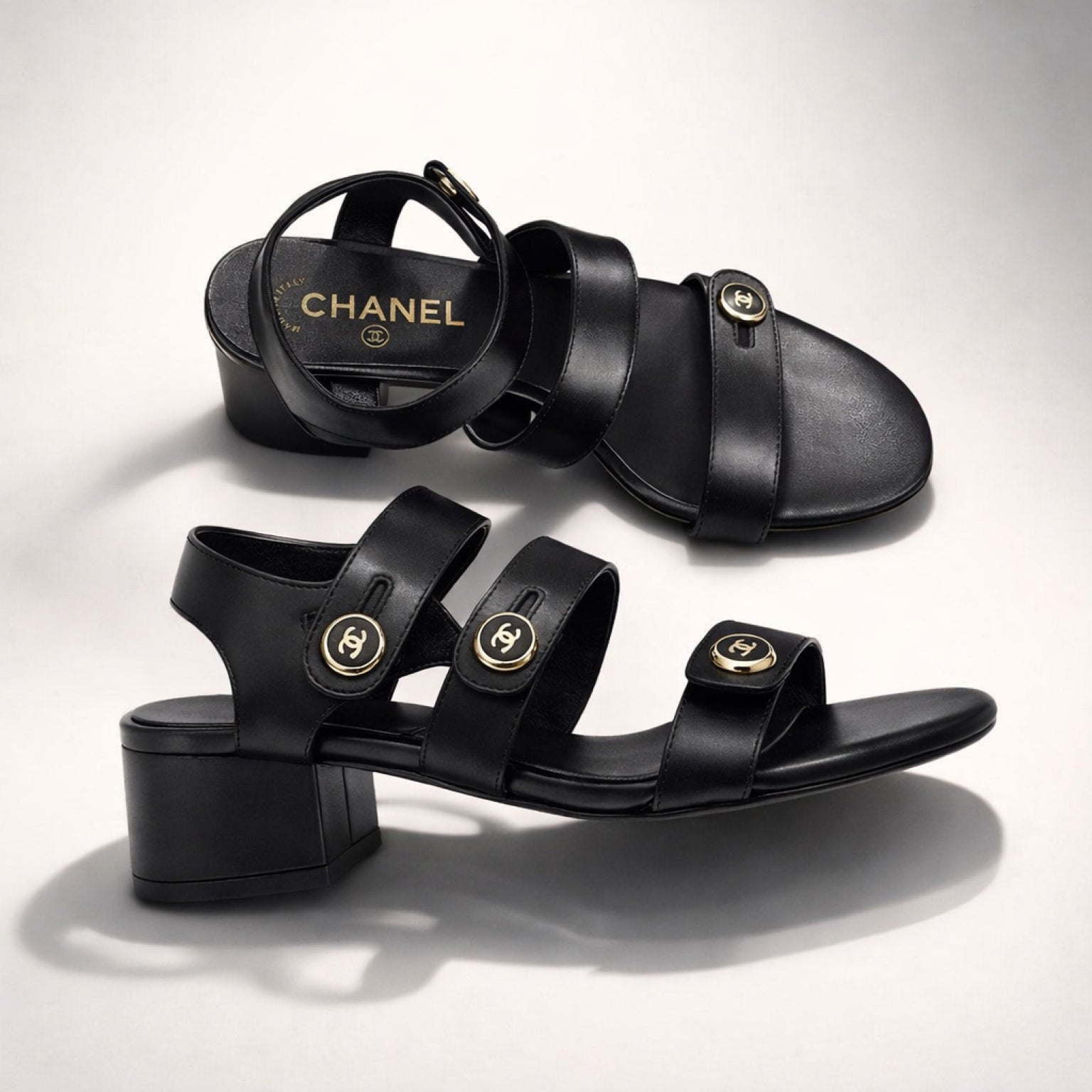 Triple Strap Sandal