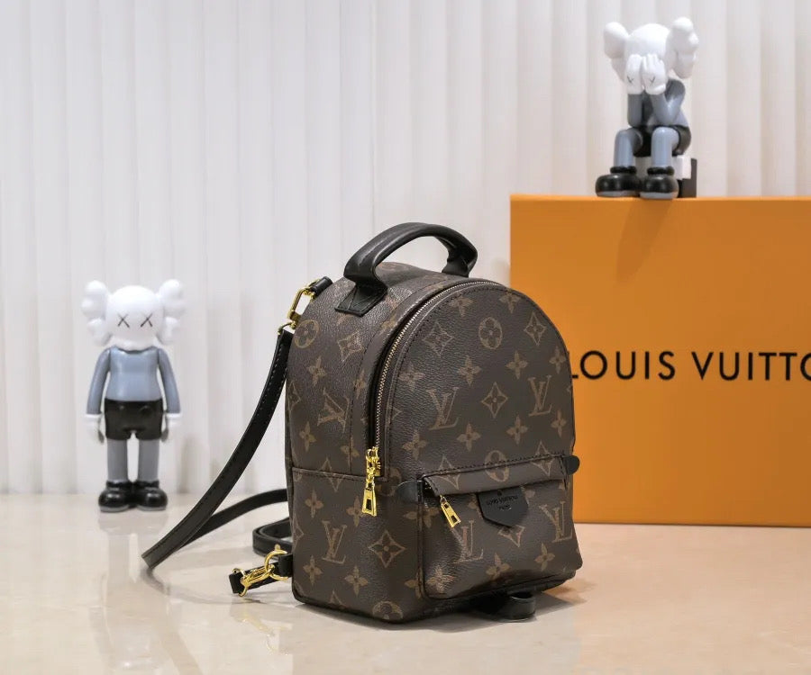 Mini leather backpack