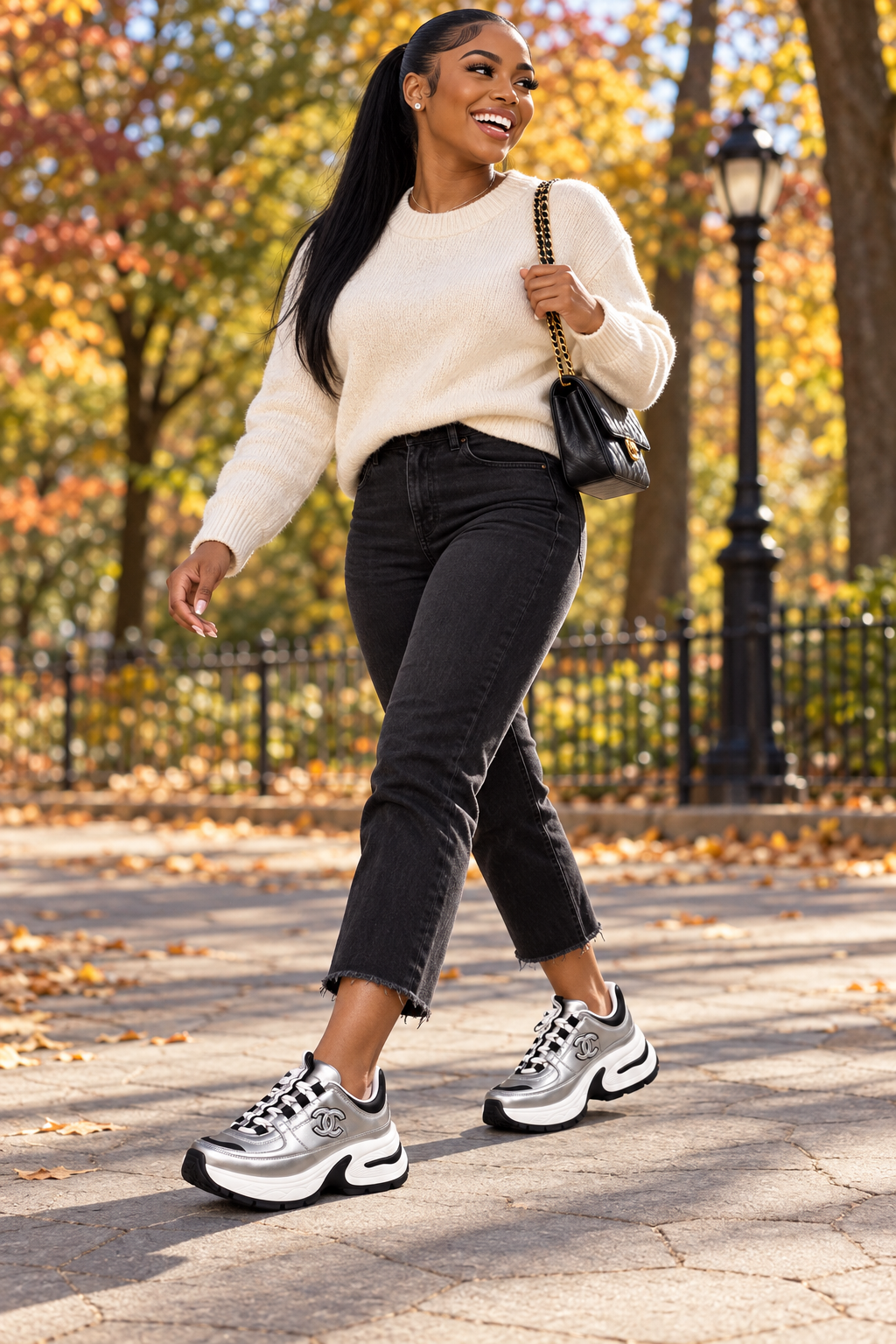 The Elevated Stride Platform Sneakers