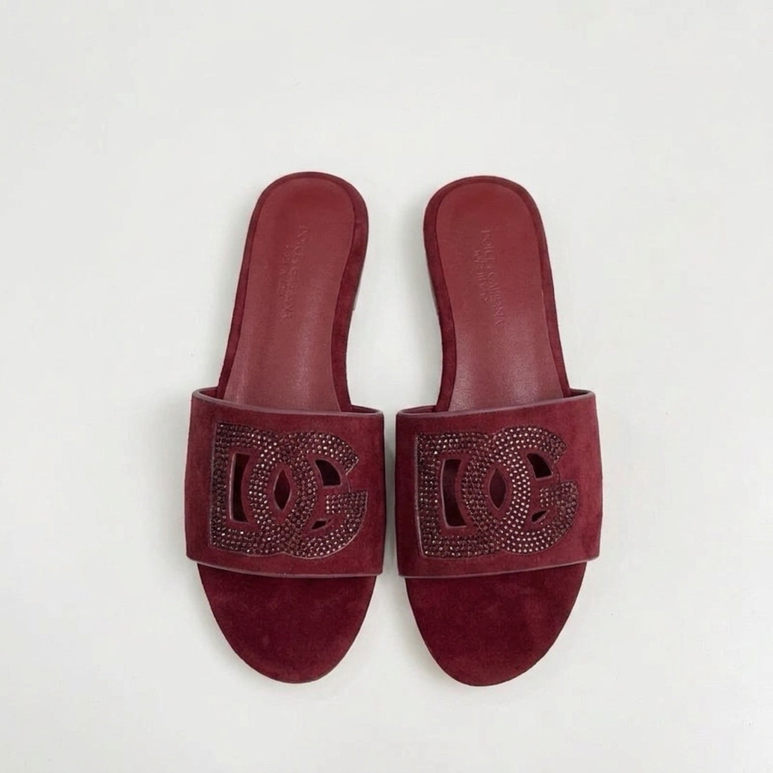 Bedazzled Suede Flats
