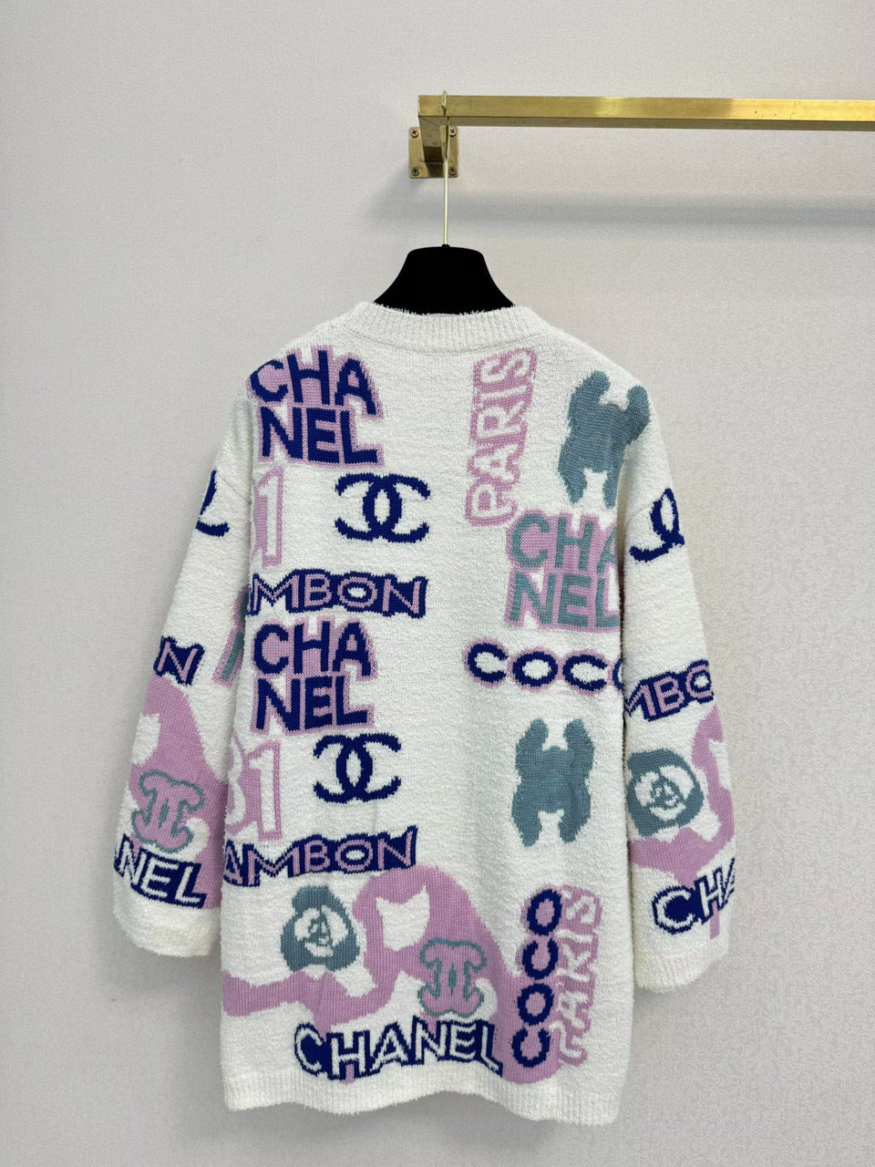 Oversized Cardigan with color