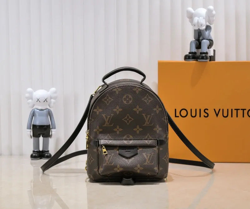 Mini leather backpack