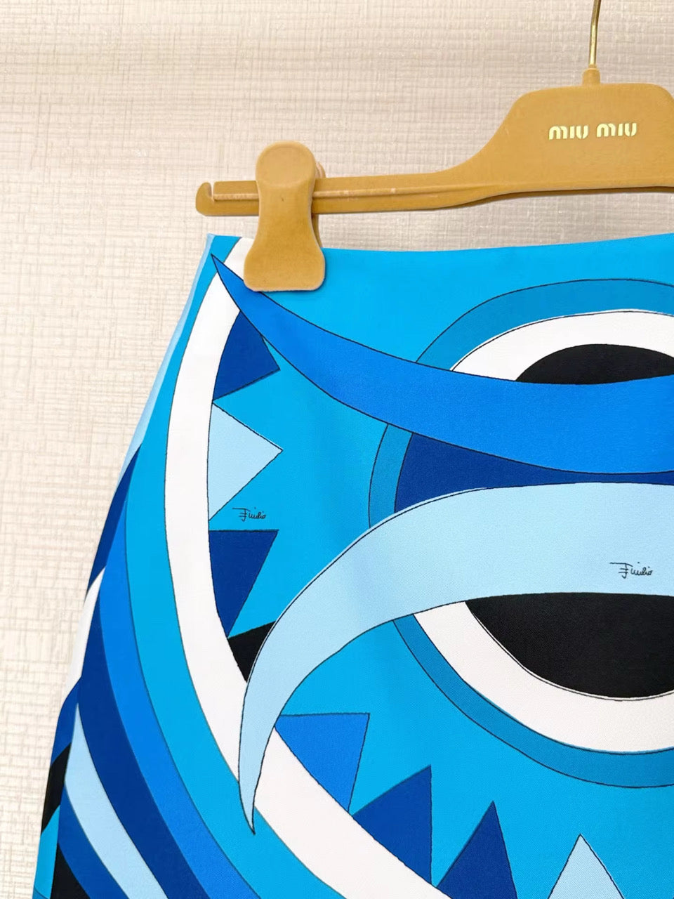 Multi Blue Skirt