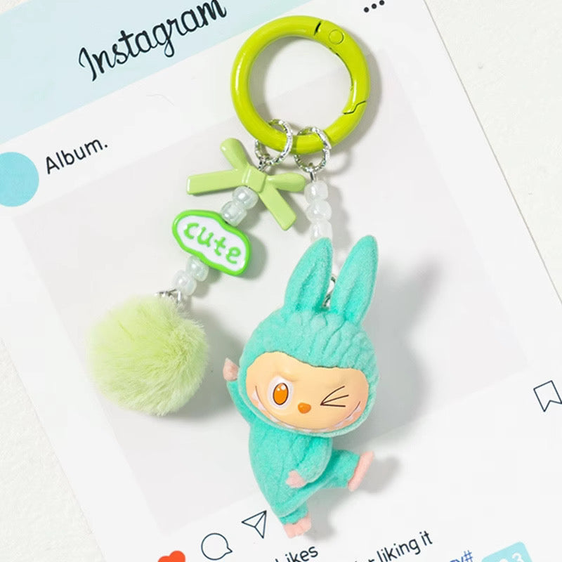 Monster Yoga keychain