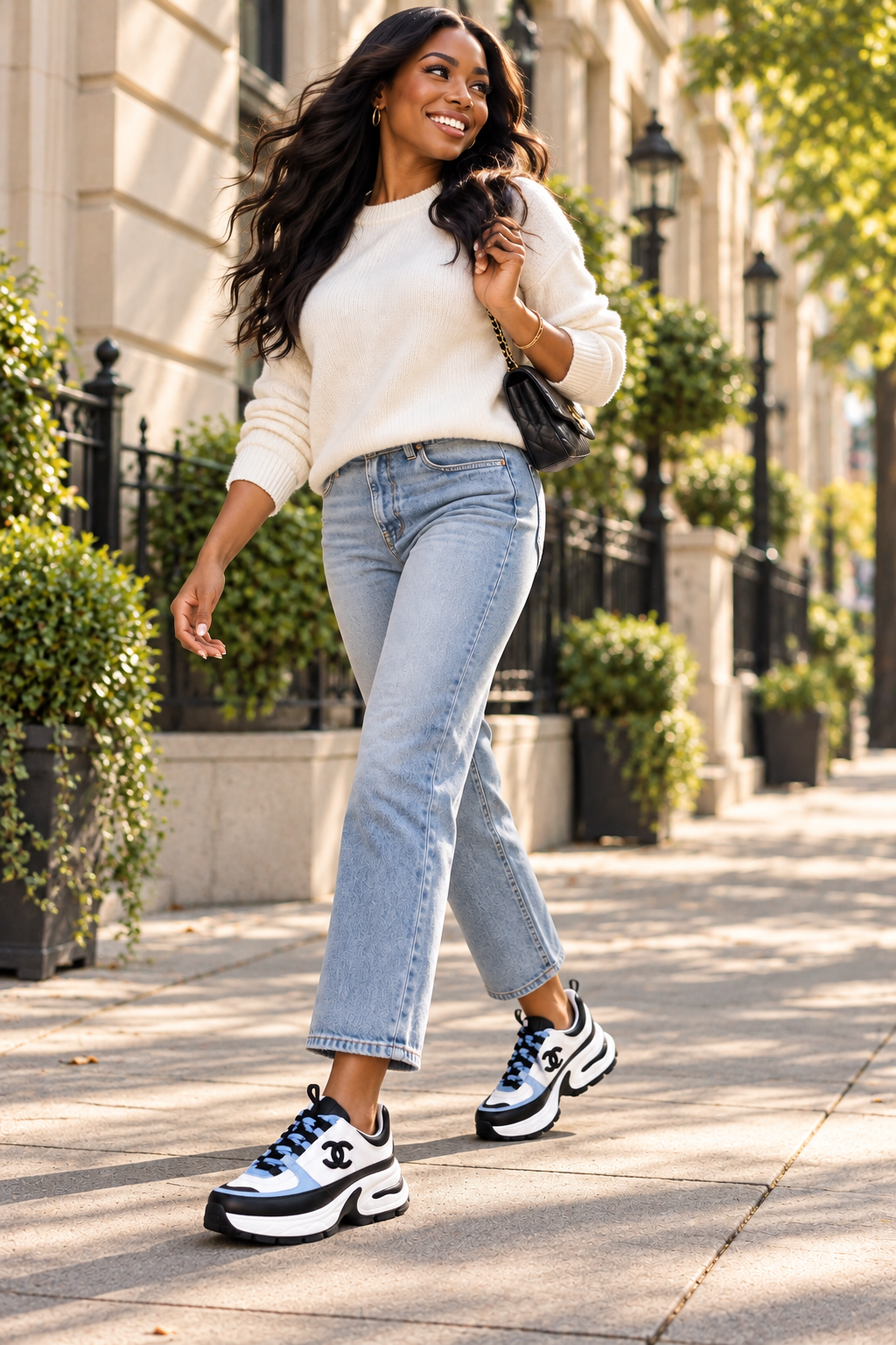 The Elevated Stride Platform Sneakers