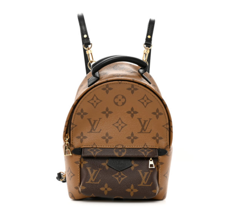 Mini leather backpack