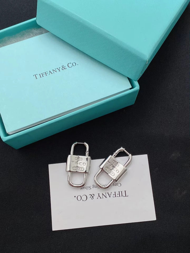 Silver Locket Earrings