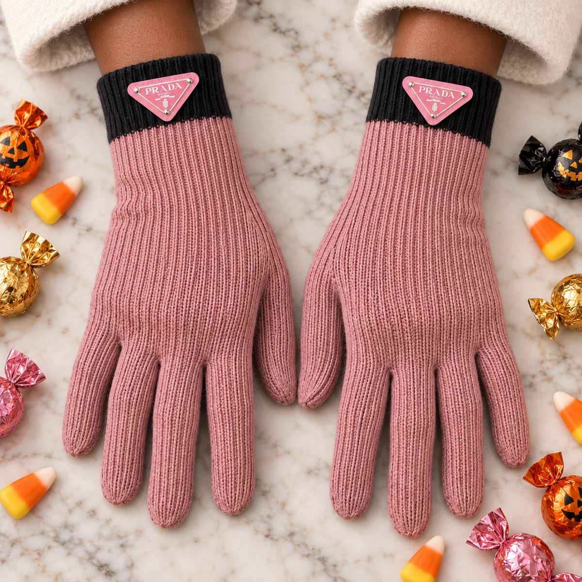 The Aspen Ribbed Knit Gloves
