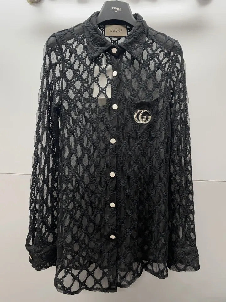 Sheer Lace Top