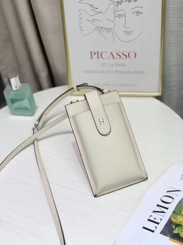 Leather cell bag