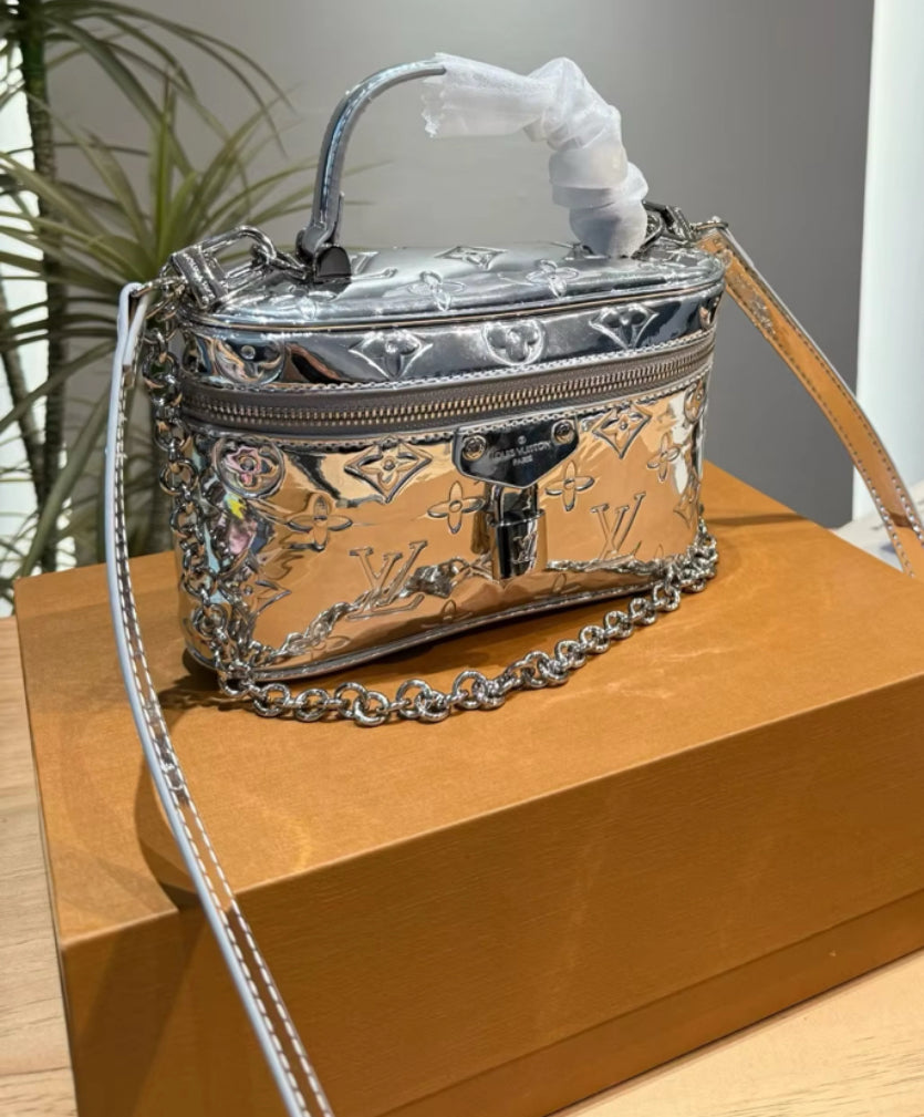 Mini Chrome Silver Top handle