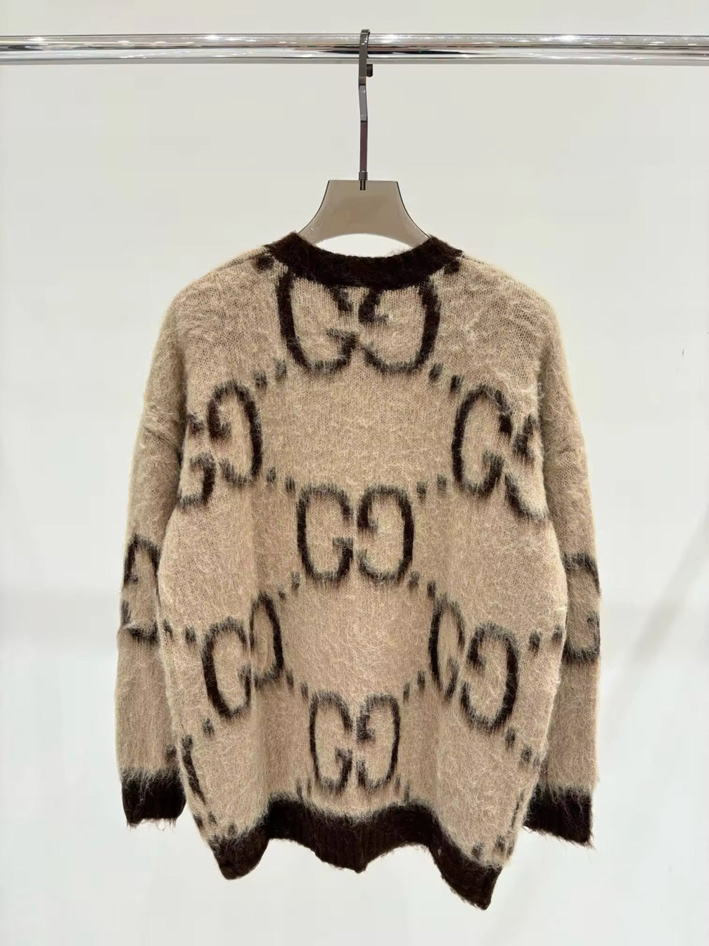 Pull over or Cardigan Mohair Sweater