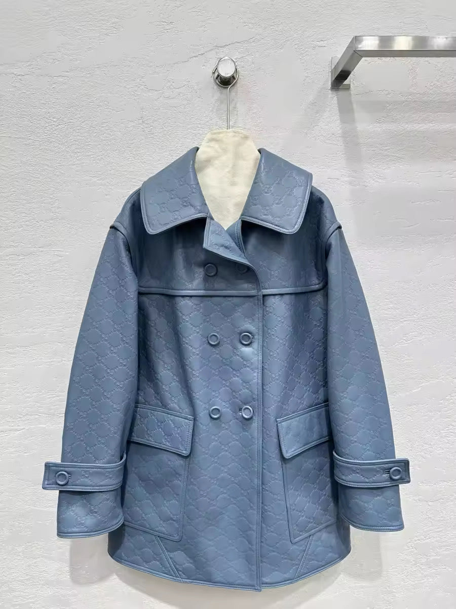 Blue Leather Set