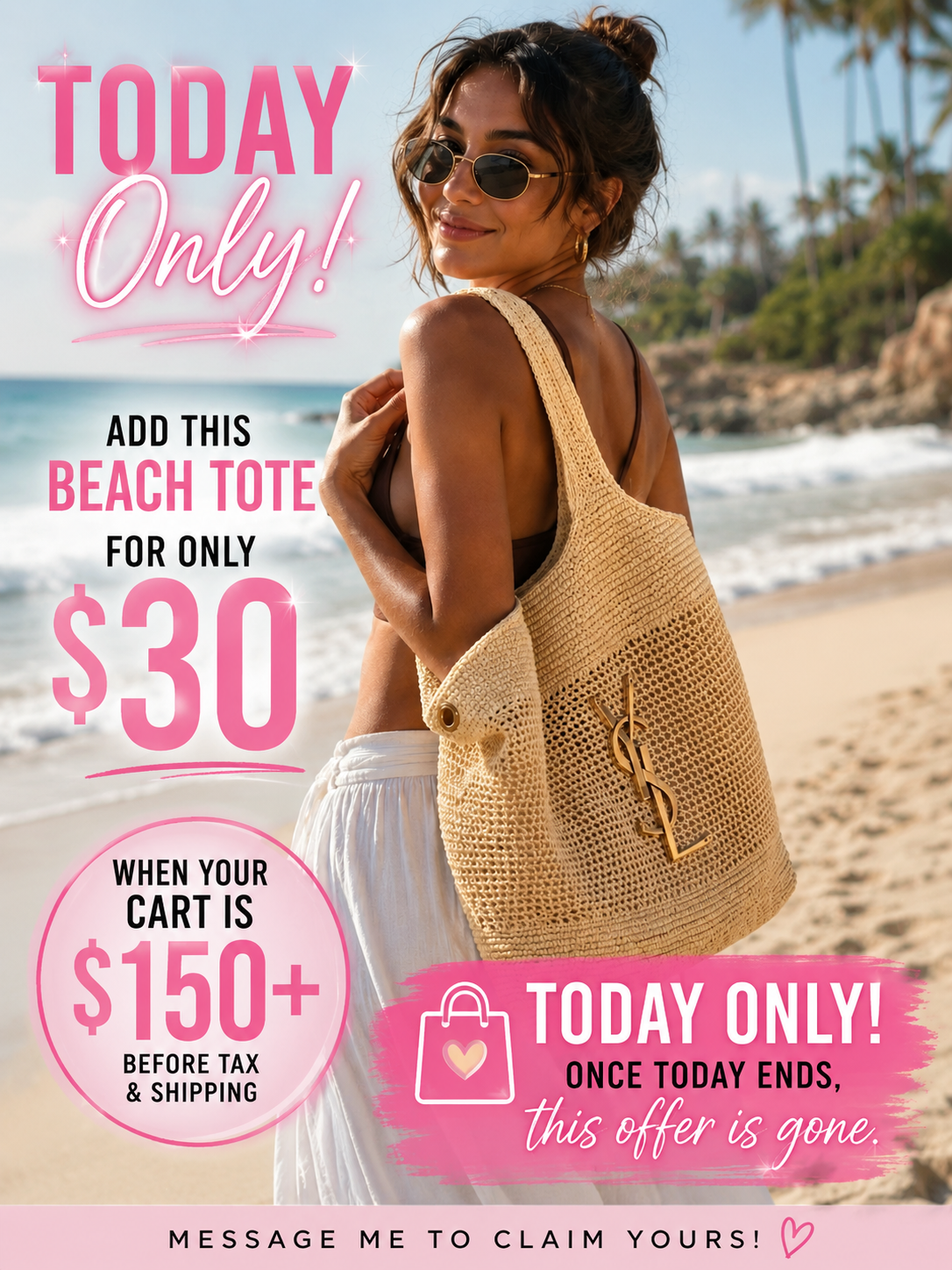 Woven Bag ($30 Bag with $150 Cart Purchase)