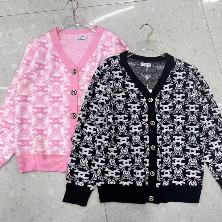 Printed Cardigan