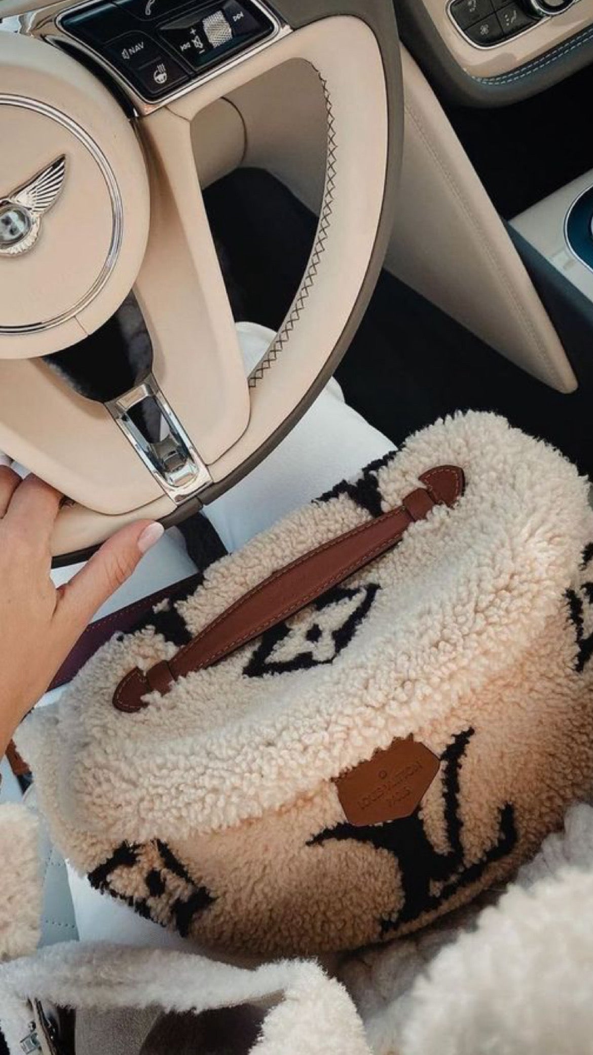 Fuzzy waist bag in multiple colors