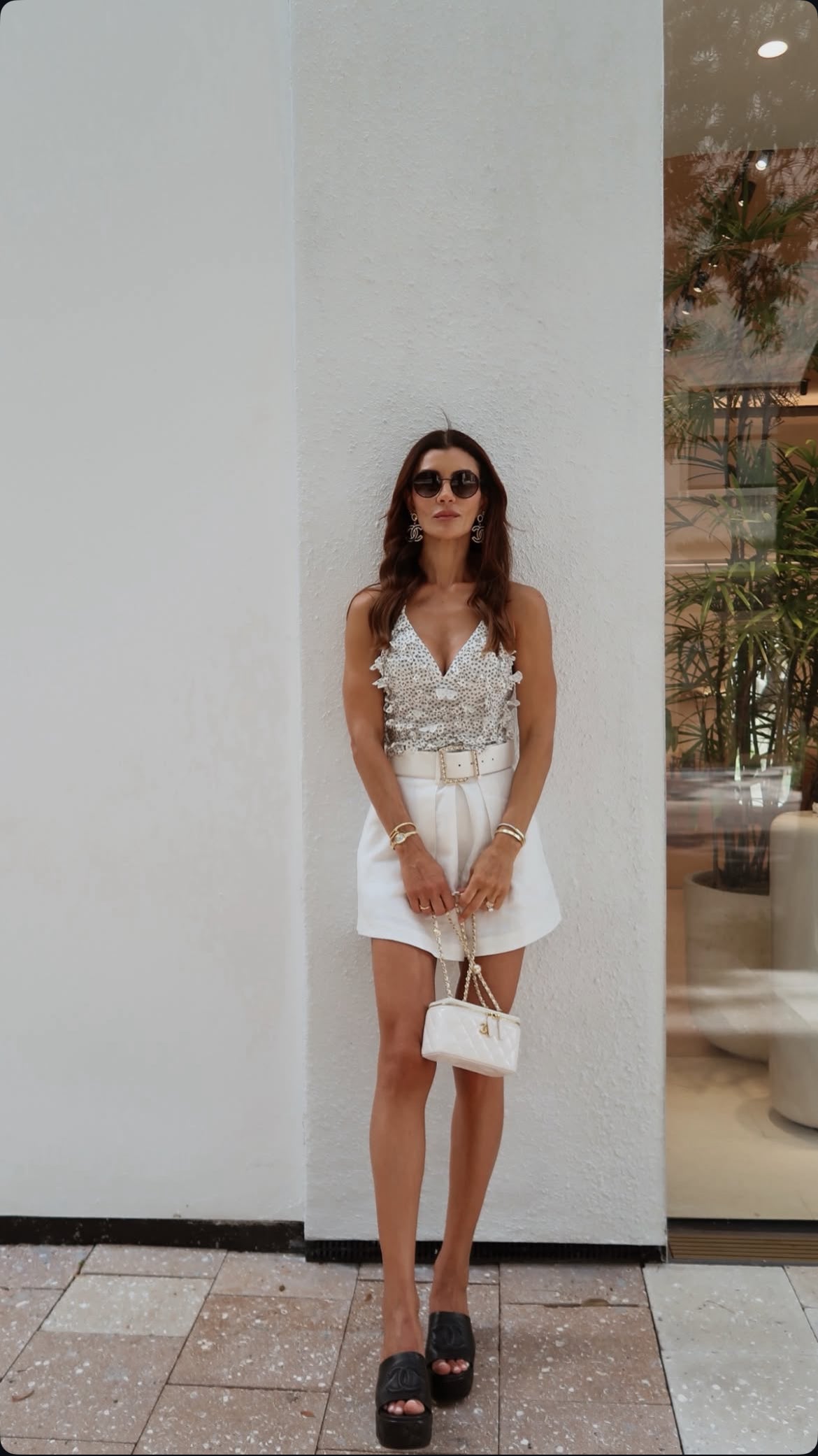 Decorative halter top
