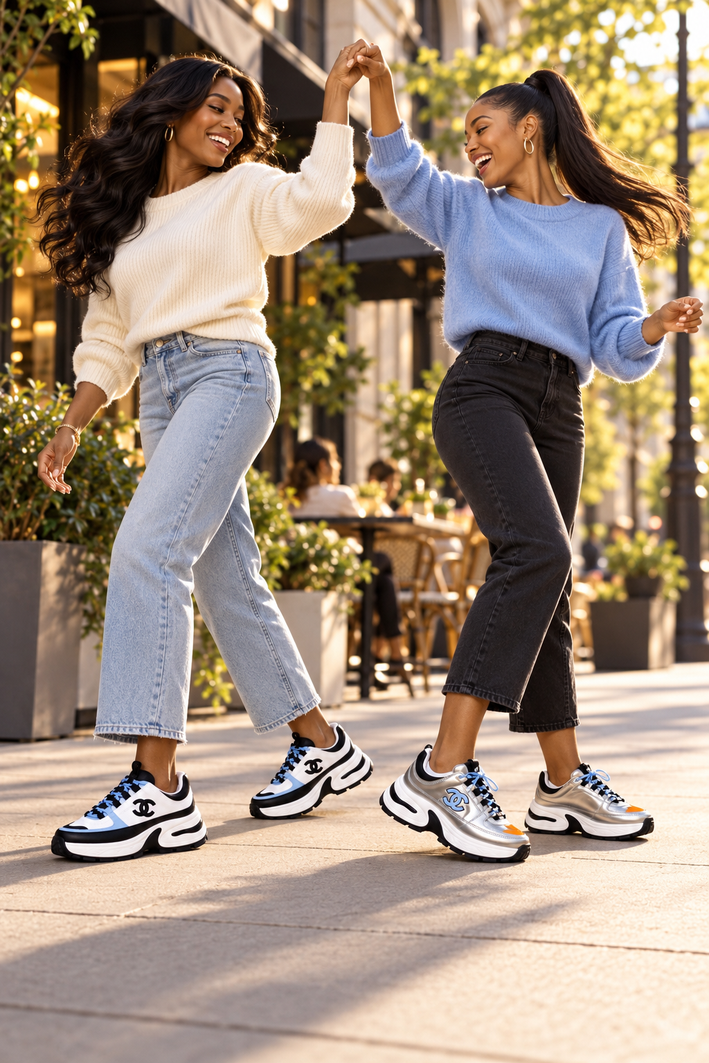 The Elevated Stride Platform Sneakers