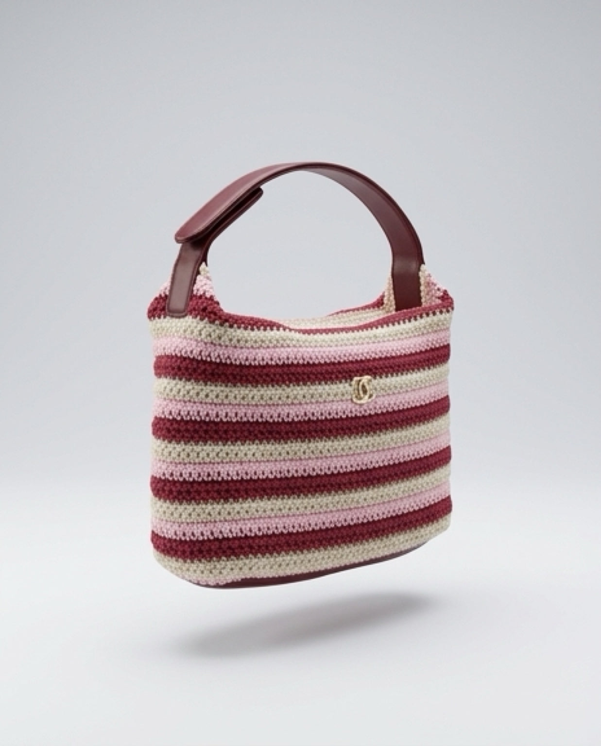 Woven Top Handle Bag