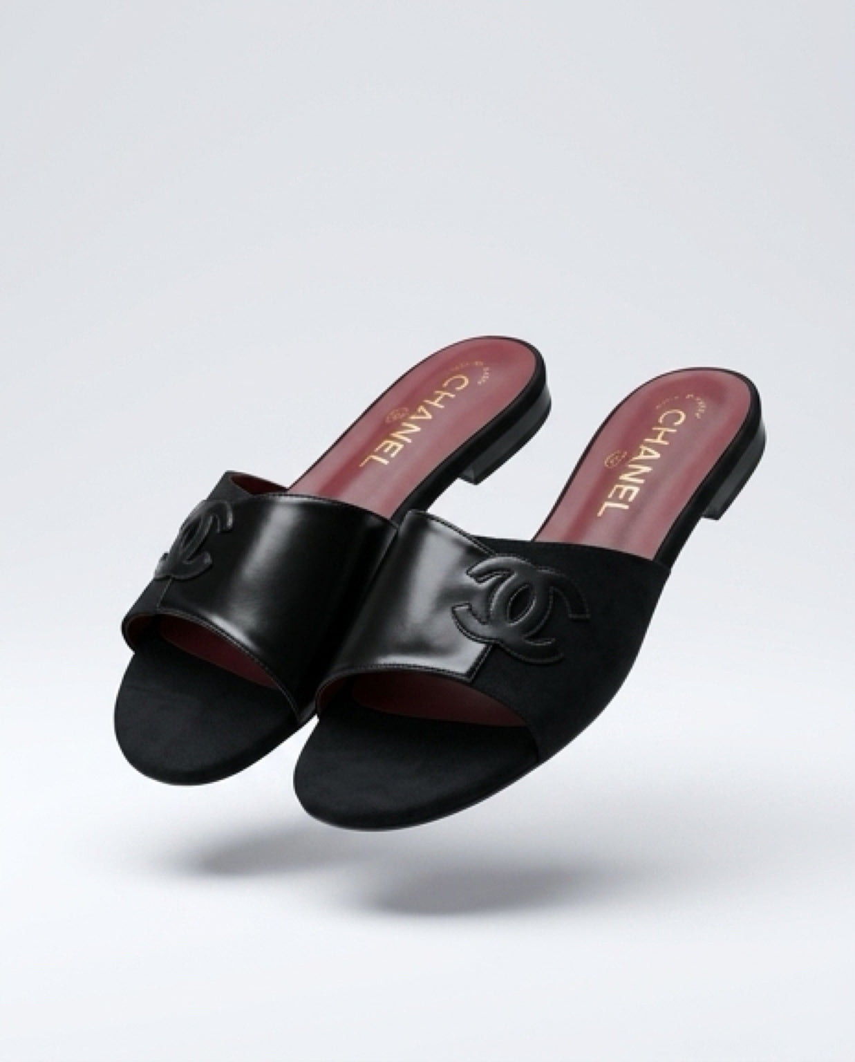Upscale leather flats