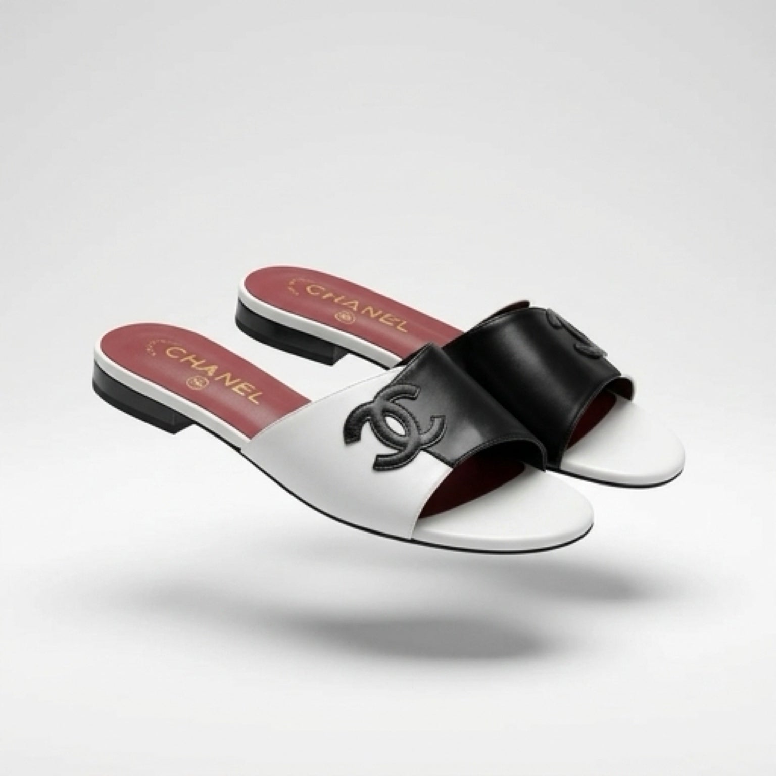 Upscale leather flats