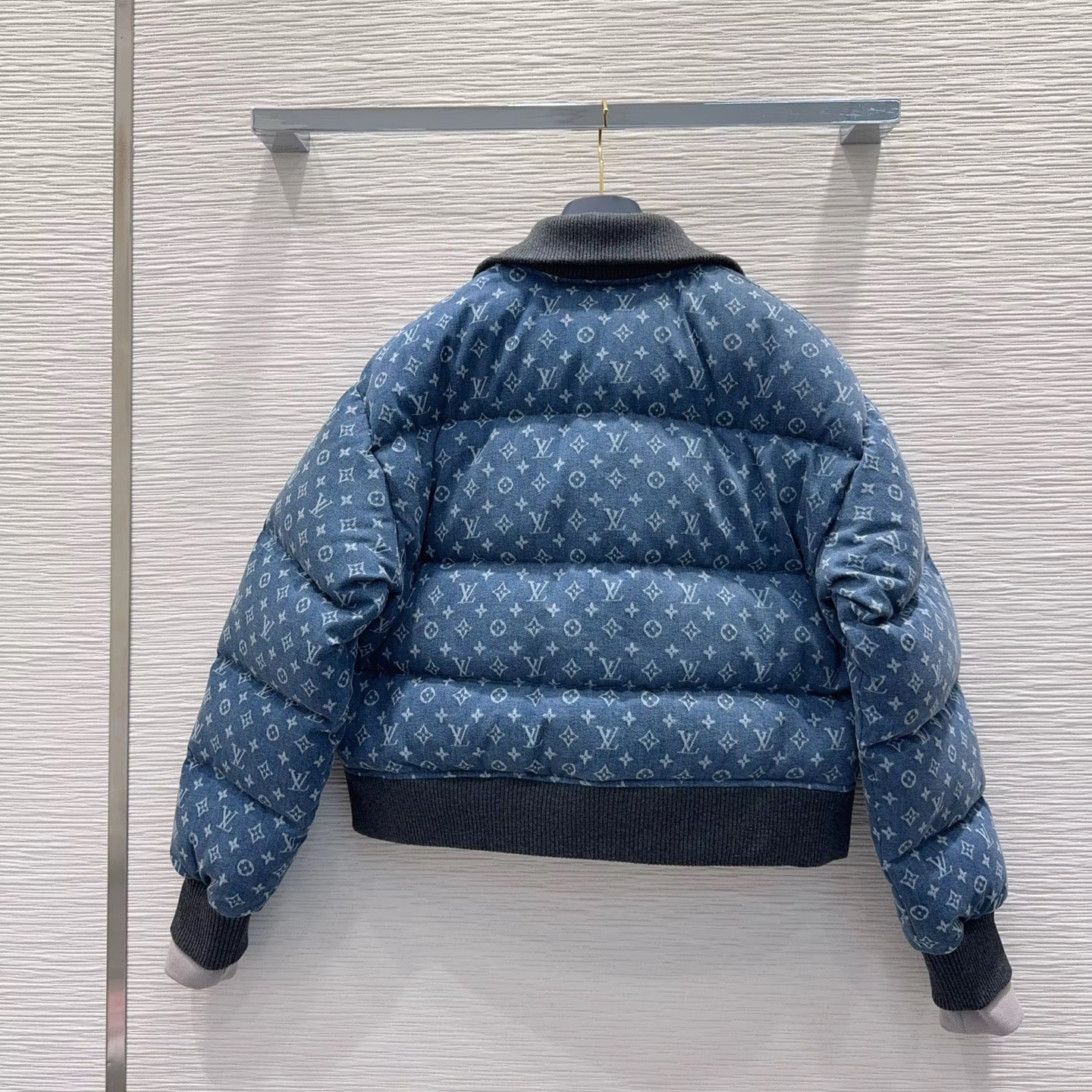 Oversized Denim puffer Coat