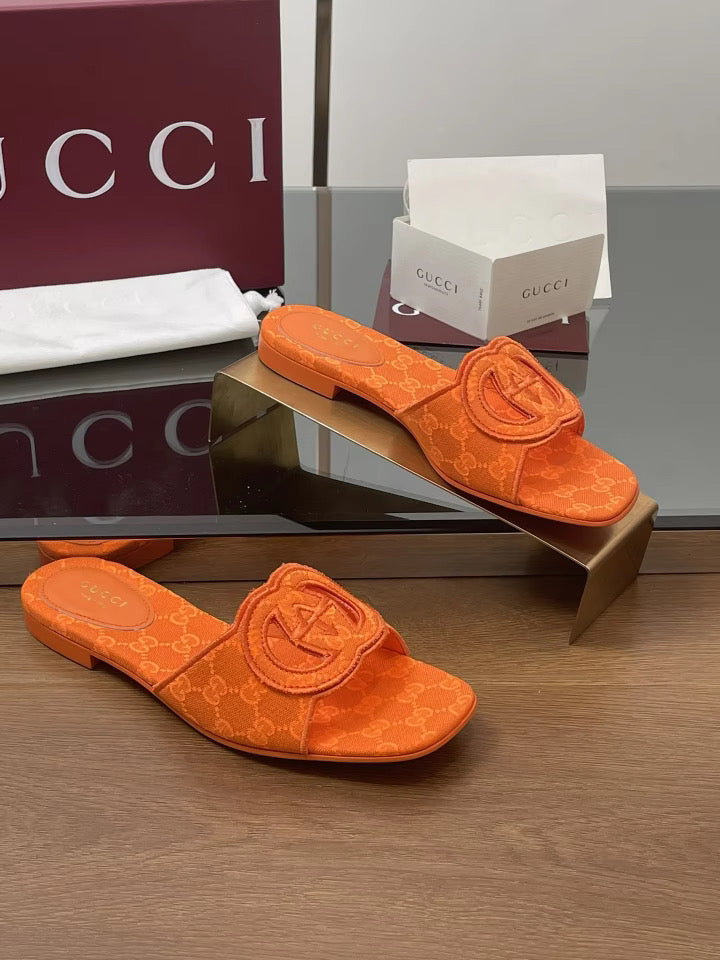 Interlocking Bright Sandals