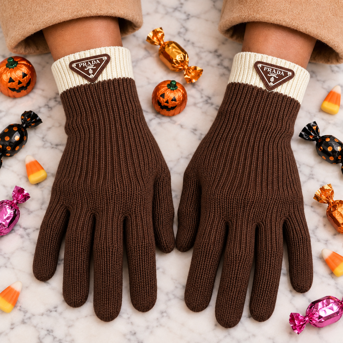 The Aspen Ribbed Knit Gloves