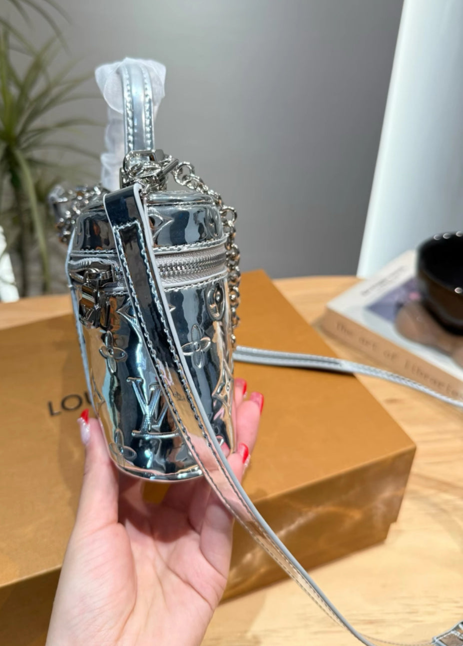 Mini Chrome Silver Top handle