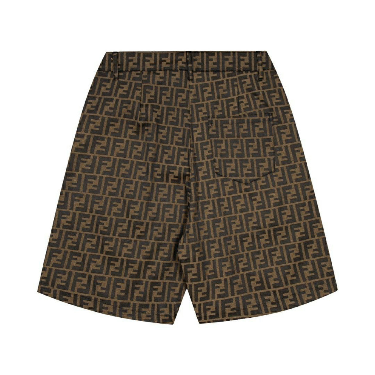 Medium length brown shorts