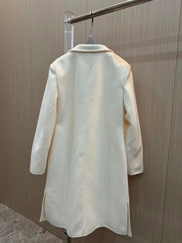 White or Pink long coat