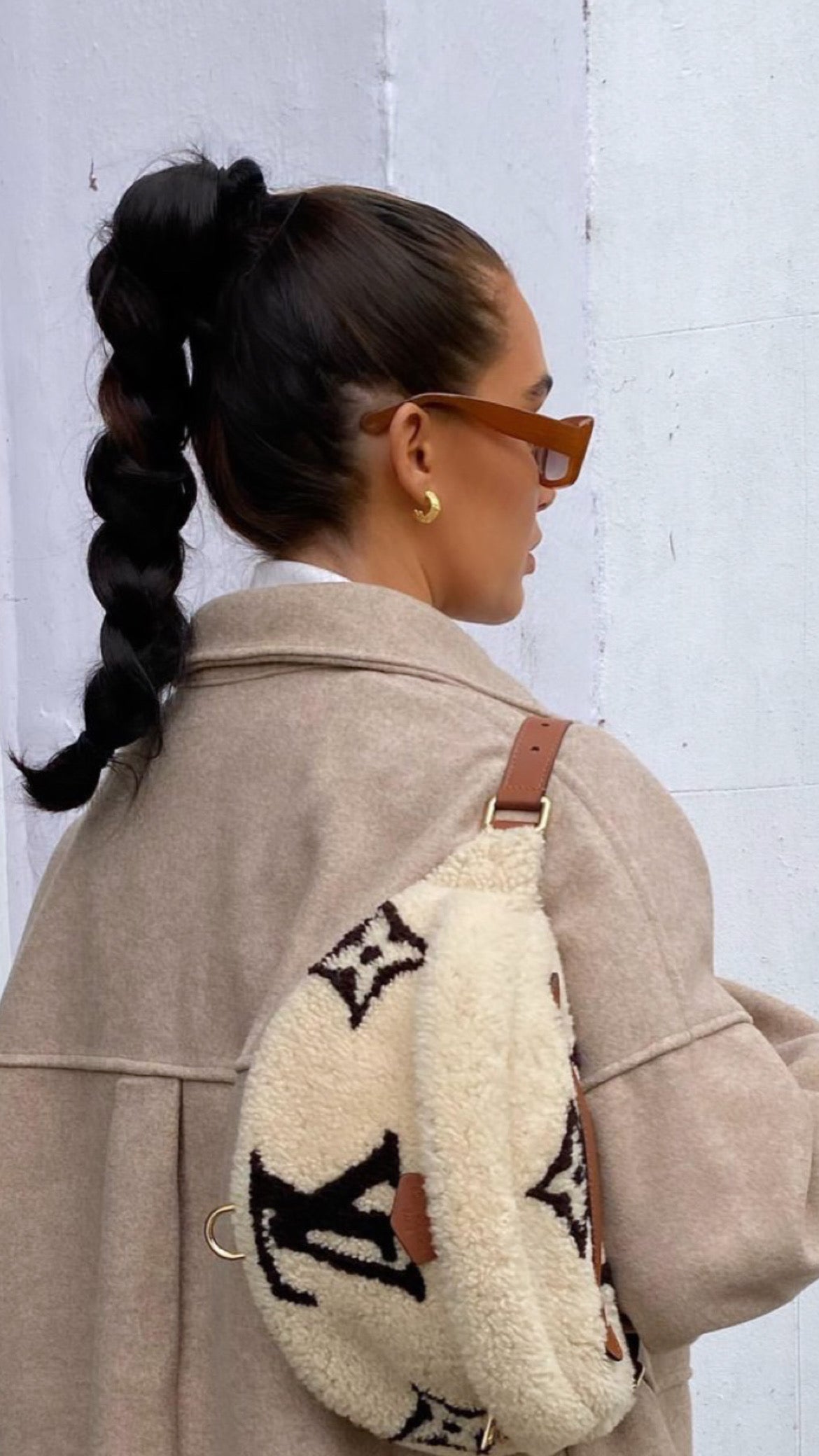 Fuzzy waist bag in multiple colors