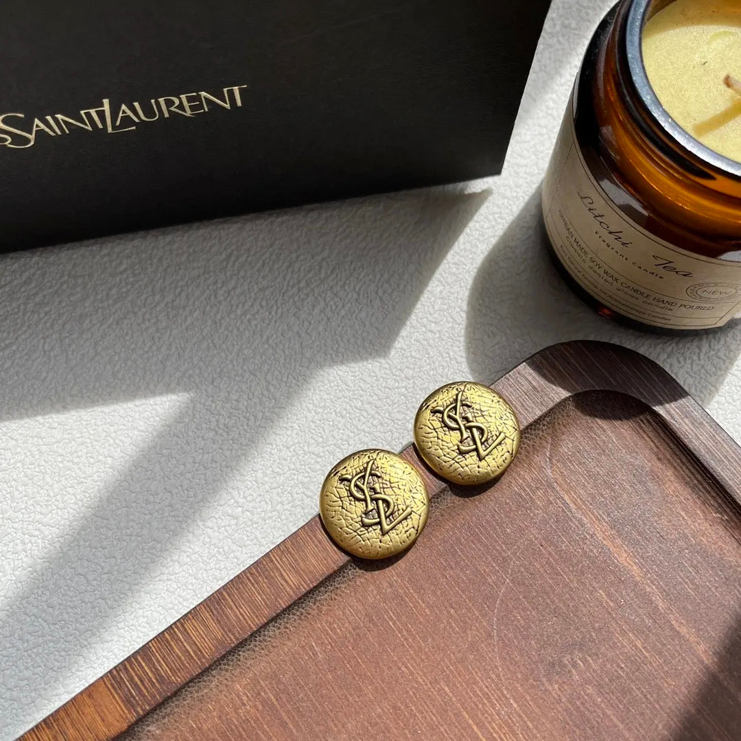Medium Gold Earrings