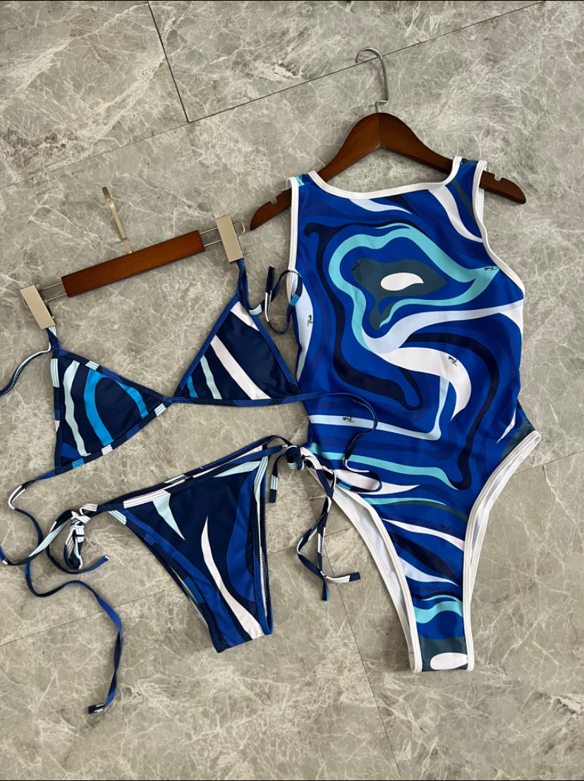 Multi Color Swim with long cover