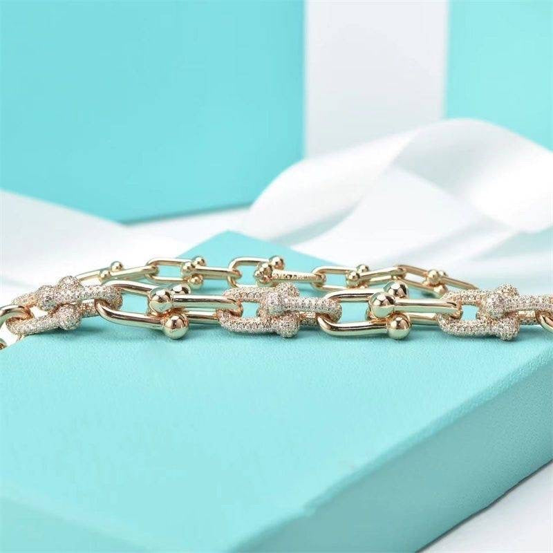 Bedazzled chain necklace